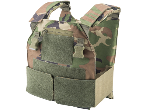 Matrix Low-Profile Placard-Ready Plate Carrier (Color: M81 Woodland)