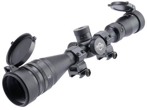 Matrix 4-16x44 SFP Illuminated Red/Green/Blue Rifle Scope w/ Ring Set