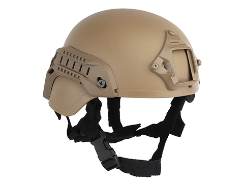 Matrix MICH 2000 Airsoft Helmet w/ NVG Shroud & ACH Rail 