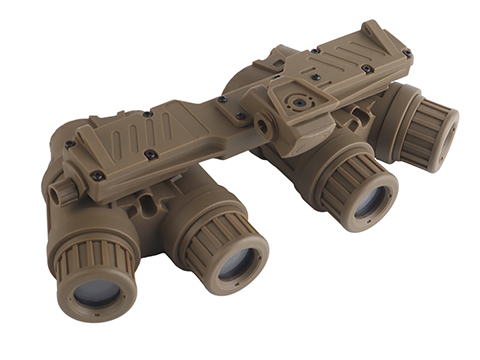 Matrix Mock GPNVG-18 Panoramic Night Vision Goggles w/ Non-Functional Battery Pack (Color: Tan)