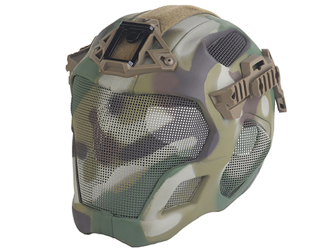 Matrix W23 Lightweight Full Face Carbon Steel Mesh Tactical Mask 