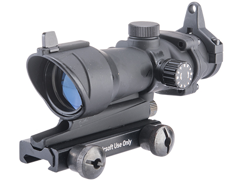 Element 4x32 Magnified Scope w/ Illuminated Reticle & Iron Sight for ...