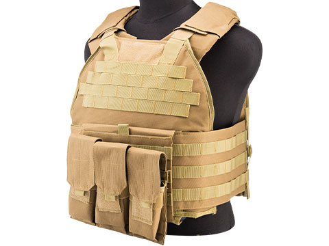 Matrix Tactical High Speed Plate Carrier (Color: Coyote Brown)
