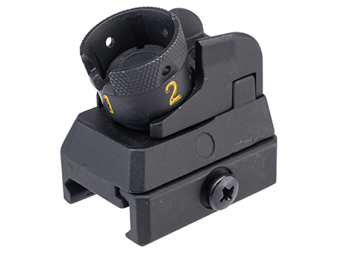 Matrix 614 Style Rotary Diopter Tactical Rear Sight