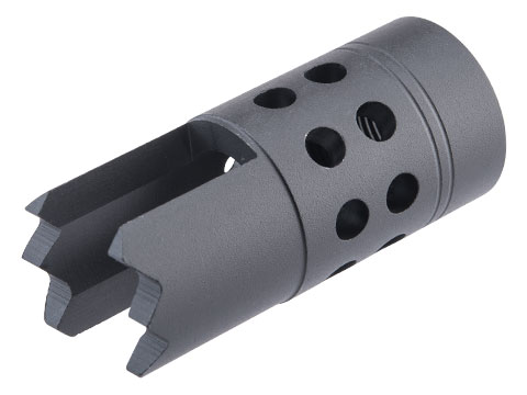 Matrix Rebar Cutter Style Flash Hider for Airsoft Rifles (Type: 14mm Negative)