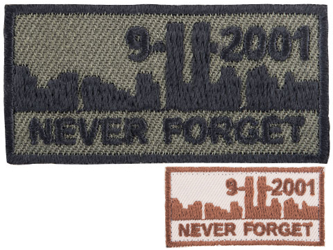 Matrix Never Forget 911 Hook and Loop Patch 