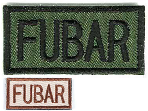 Matrix FUBAR Hook and Loop Patch (Color: Tan)