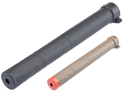 SR-25 Type QD Airsoft Mock Silencer Suppressor Barrel Extension for SR25 Series Airsoft Rifles 