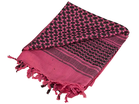 Matrix Woven Coalition Desert Shemagh / Scarves (Color: Black - Plum)