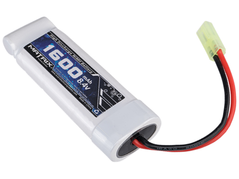 Matrix High Output Small Type Airsoft NiMH Battery (Configuration: 8.4V / 1600mAh / Small Tamiya)