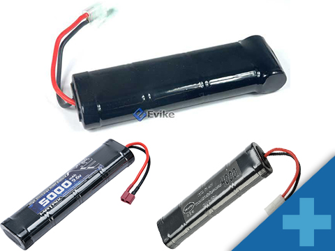 Matrix High Output Large Type Airsoft NiMH Battery (Configuration: 9.6V / 5000mAh / Large Tamiya)