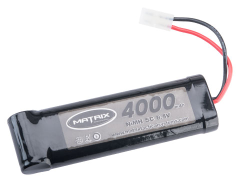 Matrix High Output Large Type Airsoft NiMH Battery (Configuration: 8.4V / 4000mAh / Large Tamiya)