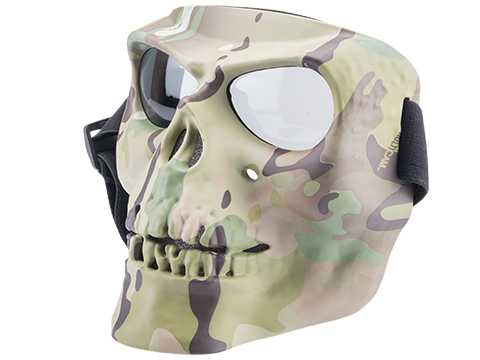 Matrix Skull Full Face Mask (Color: Multicam / Smoke Lens)