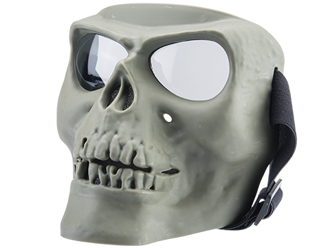 Matrix Skull Full Face Mask (Color: OD Green / Smoke Lens)