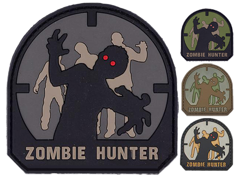 Matrix Zombie Hunter PVC IFF Hook and Loop Patch 