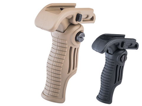 Matrix Contoured Folding Vertical Grip (Color: Black)