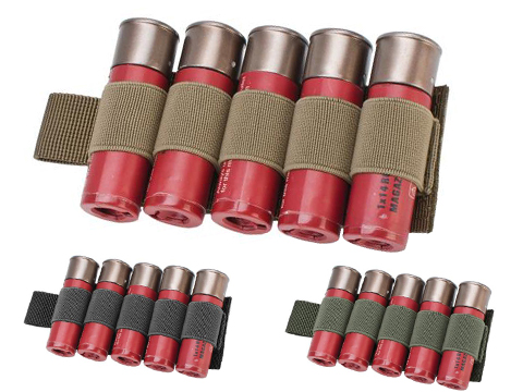 Matrix 5rd Shotgun Shell Holder w/ Hook Backing (Color: Black)