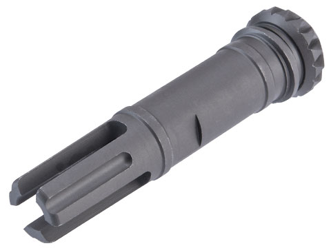 Matrix MK17 SCAR-H Type Steel Flash Hider - 14mm Negative