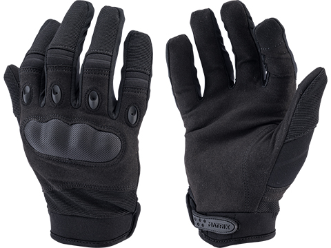 Matrix Sentinel Hard Knuckle Tactical Gloves (Color: Black / Large)