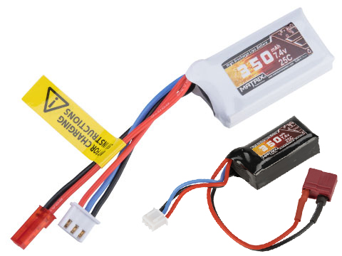 Matrix 7.4V Micro LiPo Airsoft Battery (Configuration: 350mAh / JST Plug)