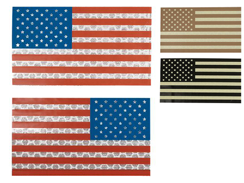 Matrix IR Reflective United States Flag Patch Set 