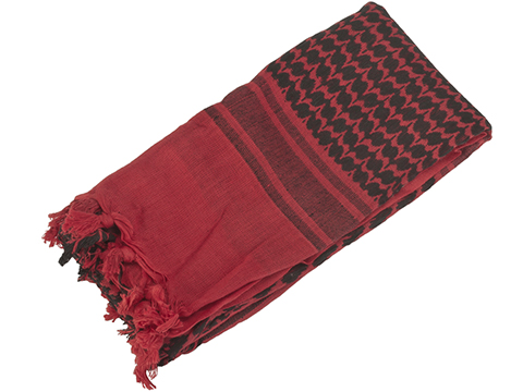 Matrix Woven Coalition Desert Shemagh / Scarves (Color: Red - Black)