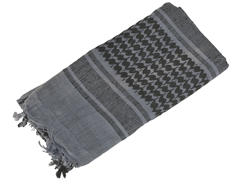 Matrix Woven Coalition Desert Shemagh / Scarves (Color: Grey - Black)