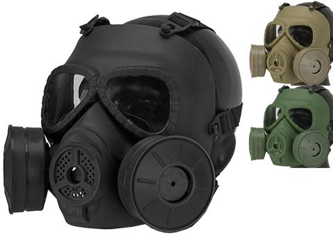 Matrix Mock Costume Gas Mask with Twin Fans 