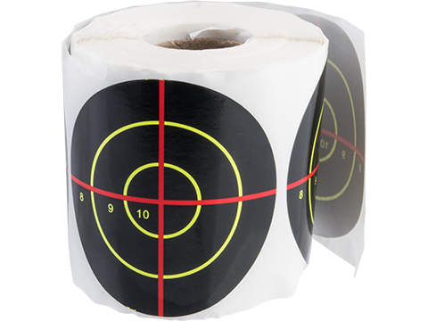 Matrix Reactive Adhesive Paper Shooting Burst Target Roll (Model: 3 Target / 250 Roll)