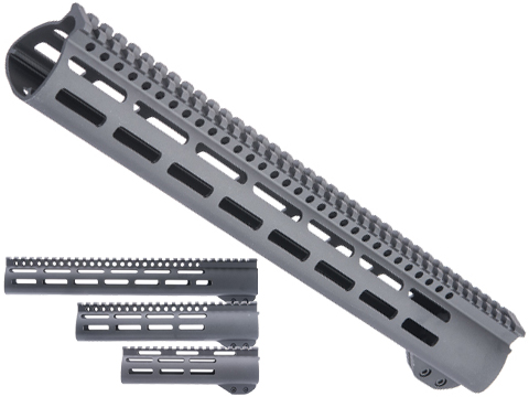 Matrix x Golden Eagle Triangular Free Float M-LOK Rail for M4/M16 Airsoft AEG Rifles (Model: 9 / Ported)