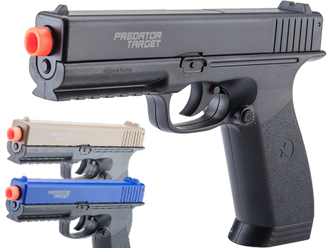 Matrix Predator Target CO2 Powered High Efficiency Airsoft Gas Pistol (Color: Black Storm / Gun Only)