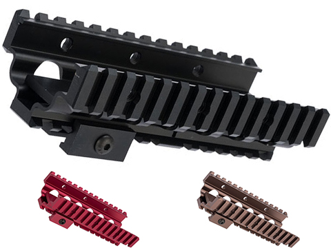 Matrix Aluminum CNC RIS Lower Handguard for M249 Series Airsoft AEG Machine Guns 