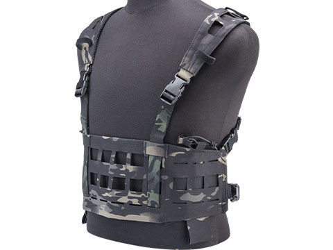 Matrix Lightframe Series Tactical Laser-Cut Chest Rig (Color: Multicam Black)