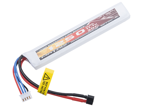 Matrix High Performance 11.1V Stick Type Airsoft LiPo Battery (Model: 1250mah - 20C / Mini Deans)