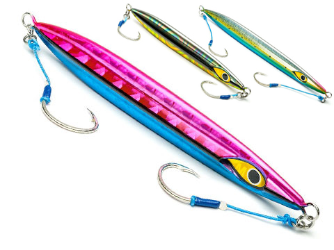 Mustad Rip Roller Slow Fall Fishing Jig (Color: Lumo Polkadot / 500g)