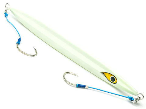 Mustad Saltwater Fishing Heavy Duty Jigging Assist Rig w/ Ring (Size: 6/0 -  White)