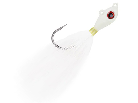 Mustad Saltwater Big Eye Bucktail Jig (Color: Glow Green / 6oz)