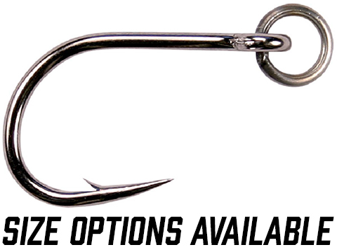 Mustad Ringed 3X Strong Live Bait Hook - Black Nickel (Size: 3/0
