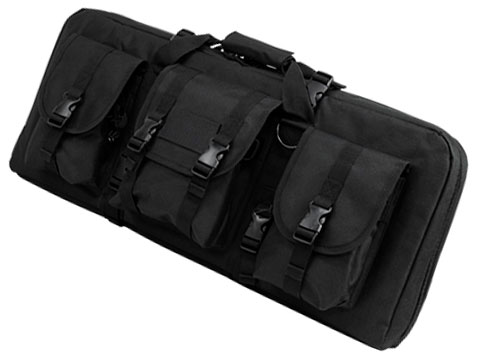NcStar / VISM 32 Deluxe Dual Compartment AR / AK Carbine Padded Carrying Bag (Color: Black)