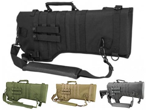 NcSTAR MOLLE Tactical Rifle / Shotgun Scabbard (Color: Black)