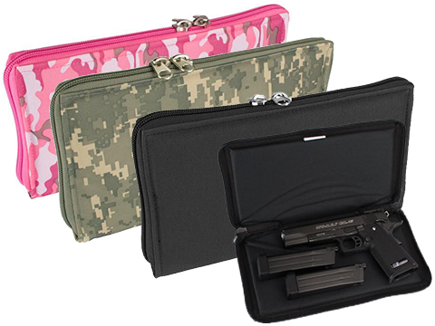 NcSTAR Padded Handgun Soft Case (Color: Pink Camo)