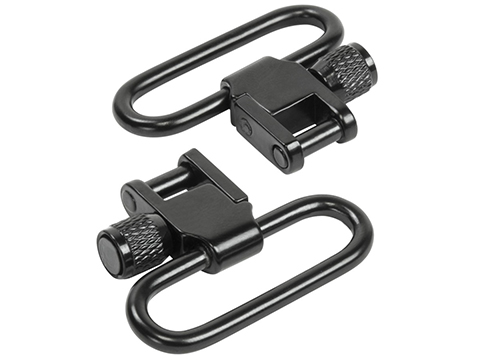 NCStar 1 Lockable Sling Swivels - Pair (Color: Black)