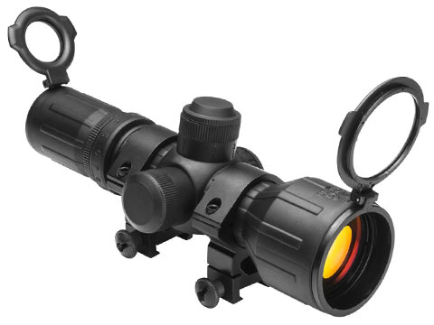 NcSTAR 3-9x42 Rubber Armored Compact Series Illuminated Scope