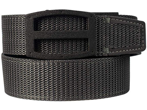 NexBelt PreciseFit� Titan Micro Adjustment Ratcheting Nylon Gun Belt (Color: Grey w/ Powder Coat Granite Black Buckle)