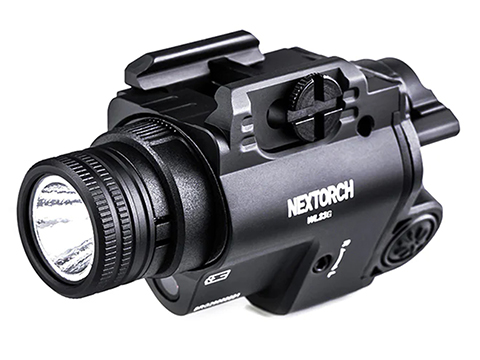Nextorch 1300 Lumen Tactical Weapon Light w/ Visible Laser Aiming Module 