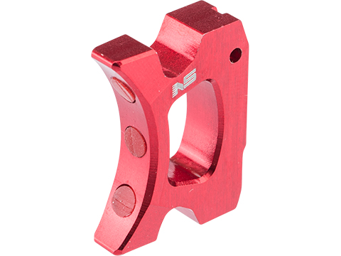 NexxSpeed CNC Aluminum Speed Trigger for Tokyo Marui Hi-CAPA Gas Blowback Airsoft Pistols (Model: Style A / Red)