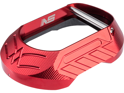 NexxSpeed CNC Aluminum Magwell for Tokyo Marui HI-CAPA Airsoft Pistols (Color: Red)