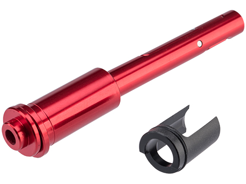 NexxSpeed CNC Aluminum Guide Rod & Plug Set for 1911 Gas Blowback Airsoft Pistols (Color: Red)