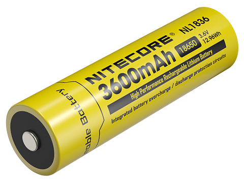 Nitecore NL1835 3600mAh High Capacity Li-ion Rechargeable 18650 Battery