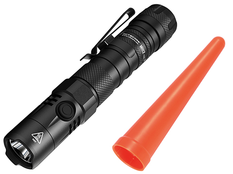 NiteCore MH12 V2 Next Generation Dual Fuel 1200 Lumen Multiuse Handheld Flashlight (Package: Flashlight and Traffic Wand Pack)